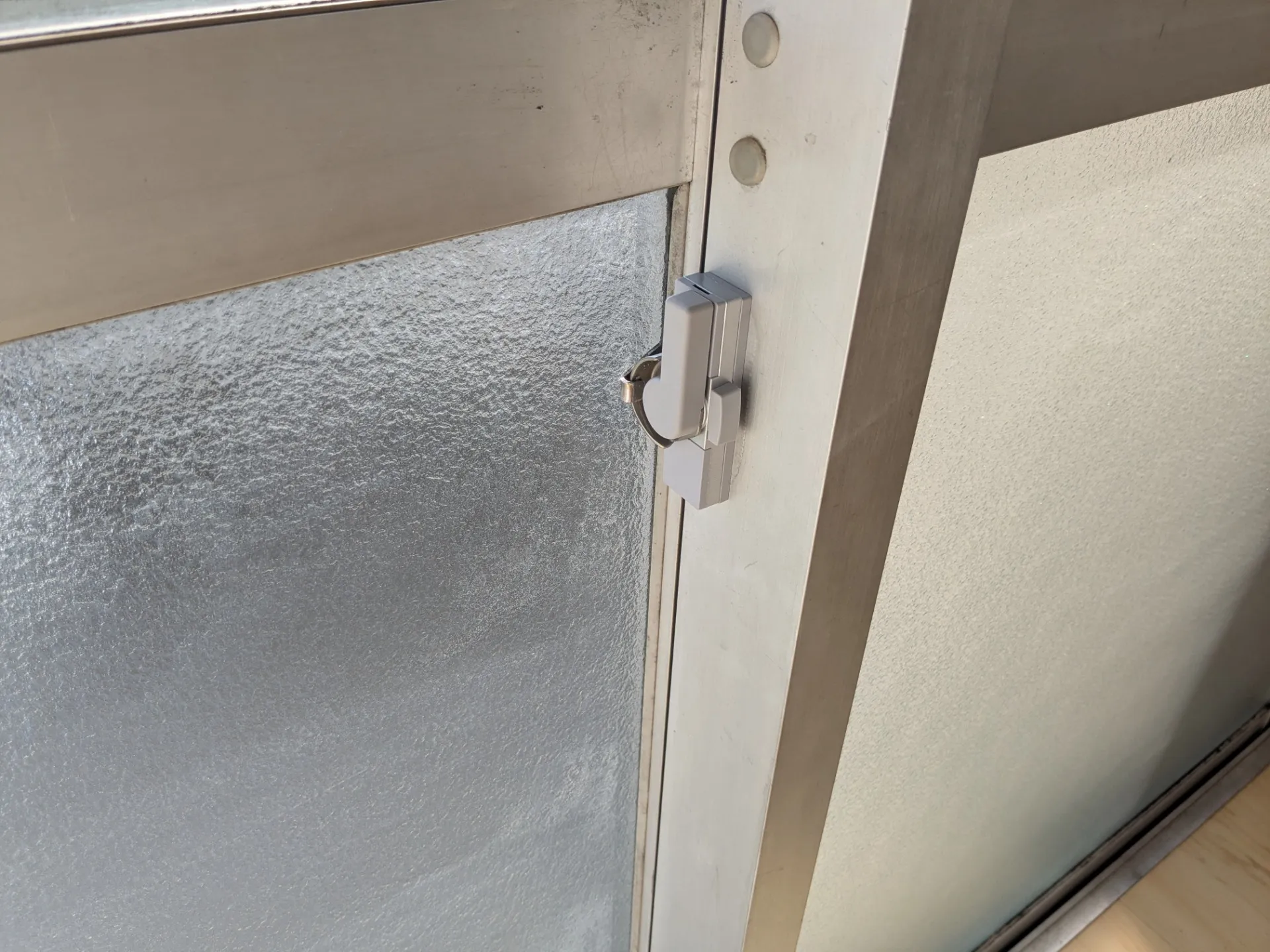 クレセント取替